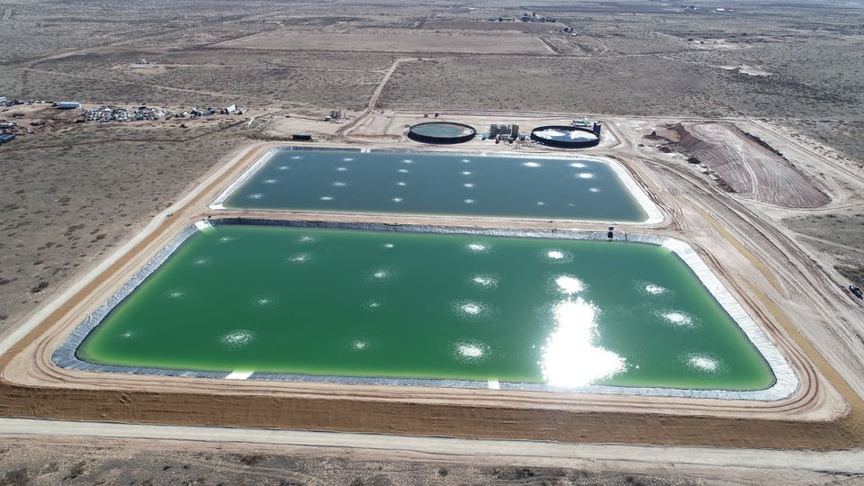 Lea County oil skimming, recycle, storage and transfer facility